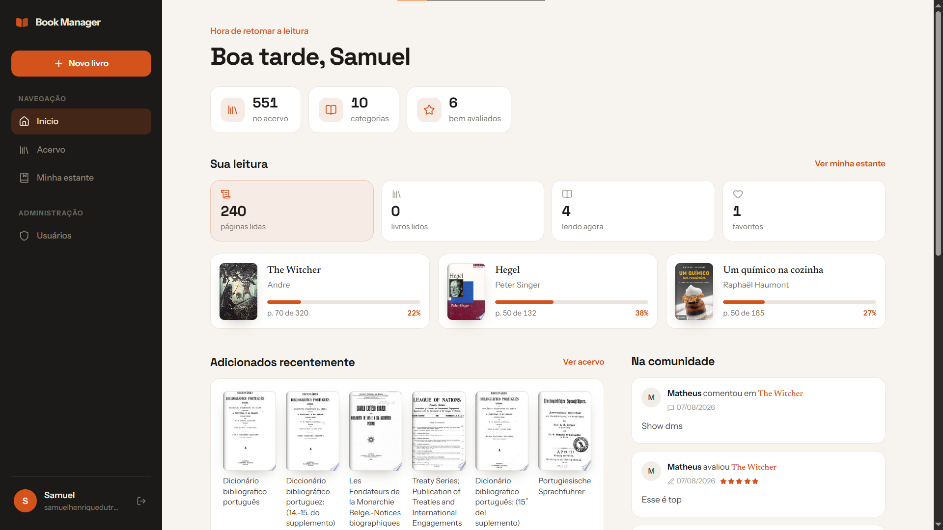 Imagem do Book Manager
